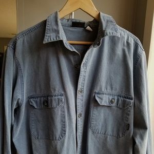 Patagonia denim long sleeve shirt men XL
